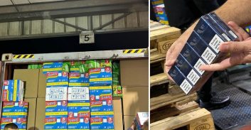 סוכל ניסיון להברחת 675 אלף חפיסות סיגריות במכולה מטורקיה לנמל חיפה