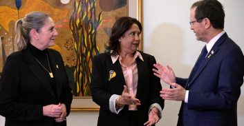 נשיא המדינה ורעייתו נפגשו עם שליחת האו"ם לענייני אלימות מינית בסכסוכים