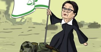 הנהלת בתיהמ"ש דורשת משבועון ימין למחוק קריקטורה מסיתה על השופטת חיות