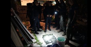 ימ"ר מרכז ומג"ב תפסו בלוד 21 לבנות חבלה צה"ליות