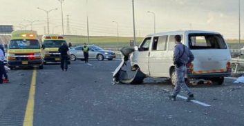 רהט: מעורבים בתאונת דרכים חשודים שחטפו נהג ואיימו עליו עם אקדח