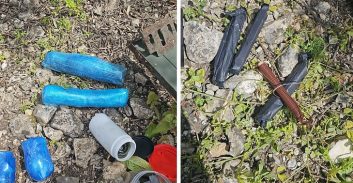 "סליק" באום אל-פאחם: שוטרים איתרו לבנות חבלה, רימונים ומערכות הפעלה