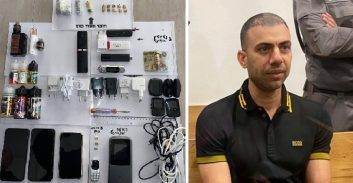 אישום: קוטייר עודה איים על סוהר והחזיק טלפונים וסמים בהפרדה ארצית