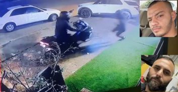 צפו: שני צעירים נהרגו בחילופי ירי הדדיים מול מצלמות האבטחה