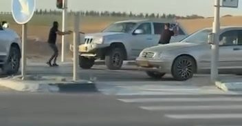 תיעוד: ניסיון חיסול בצומת תל ערד בנגב