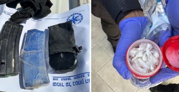 ימ"ר תל-אביב: סמים קשים ומחסניות לנשק בפשיטה על מתחם בפרדס דכה