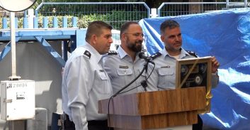 צפו: טקסי החלפת מפקדי תחנות גבעתיים ותל אביב צפון