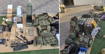 אמצעי לחימה וציוד צבאי גנובים נתפסו בבית חייל מאזור בנימין