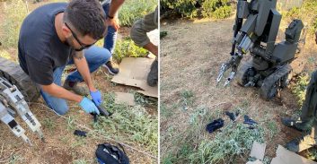 שלושה אקדחי גלוק נתפסו בפשיטה על מתחם מגורים בחדרה