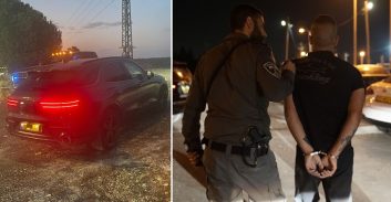 לוחמי מג"ב עצרו שב"ח מעזה בחשד לגניבת רכב מראשון לציון