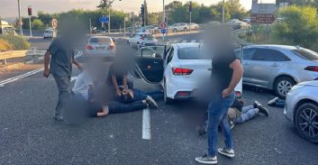 ימ"ר מג"ב: כך נעצרו תשעה חשודים מכנופיה שפרצה לעסקים ומפעלים ברחבי-הארץ