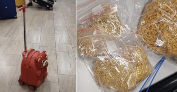 חזר מטורקיה וניסה להבריח תכשיטי זהב בשווי חצי מיליון שקל