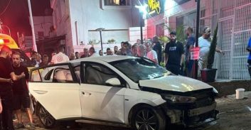 שני פצועים קשה מפיצוץ רכב בטירה