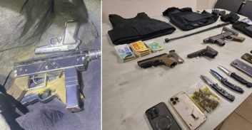 "תכננו פגיעה פלילית": ארבעה נעצרו עם כלי-נשק טעונים וכלי תקיפה באשדוד