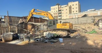 המשטרה ורמ"י הרסו מבני מגורים ועסקים בבני ברק לטובת הרכבת הקלה