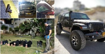 מחוזות חוף וצפון החרימו רכבים ממוגנים של ארגוני פשע מבקה ונצרת