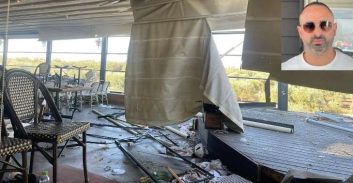 שוב: נזק כבד למסעדת ליאלינא בכפר יאסיף מפיצוץ רימון רסס