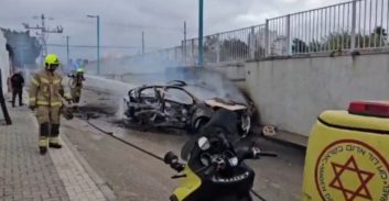 אישה ממשפחת מוכרת נפצעה בפיצוץ רכב בלוד 