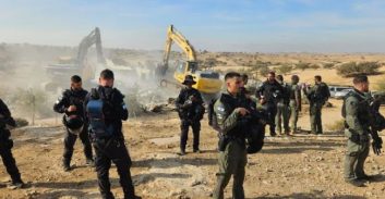 ללא כל התנגדות: רשות מקרקעי ישראל פינתה את פזורת חירן בנגב