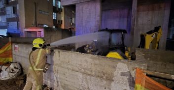 גל שריפות באתרי-בנייה בעפולה, חשד להצתות מכוונות על-רקע פרוטקשן