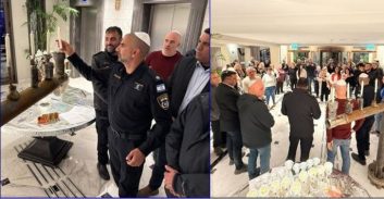 המשטרה והמפונים – "מאירים ביחד את הצפון" בראש פינה