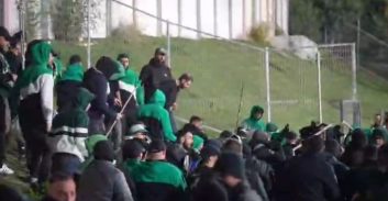 המשטרה שמגנה אלימות שוטרים במשחק מכבי-חיפה, מערערת על שחרור שלושה אוהדים