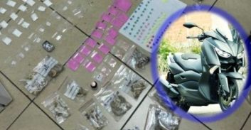  רק עם אופנוע: צעיר נעצר בת"א כשברשותו מצבור סמים קשים