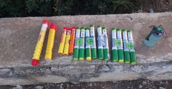 בדרך למשחק העונה: המשטרה עצרה עשרות אוהדים עם סכינים אלות וכלי-תקיפה