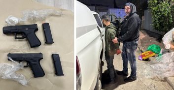 שני תושבי הפזורה נעצרו בג'לג'וליה עם שני אקדחי גלוק