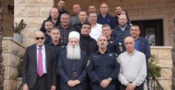 כבוד לעדה: צמרת המשטרה קיימה מפגש עם השיח טאריף וראשי-רשויות דרוזים