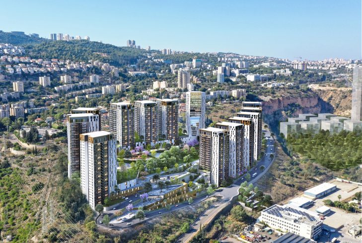 התחדשות עירונית בנשר - הדמיה