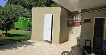 מחוזי ת"א עיכב הריסת מיגונית שתושב שכונת הארגזים התקין בחצר ביתו