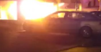 קריות: נעצר "על חם" בחשד להצתת רכב במגרש רכבים