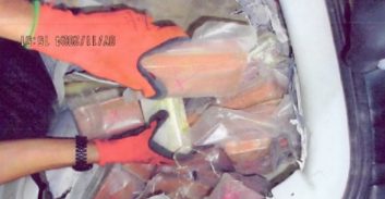 נאשם בהברחת 62 ק"ג חשיש שוחרר עקב טביעות אצבע "זרות" ברכבו