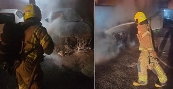 טבריה: המשטרה חוקרת זריקת רימון והצתת רכב של בעל מסעדה מוכרת