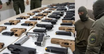 38 כלי נשק מוברחים נתפסו ברכב בעפולה, שלושה חשודים נעצרו