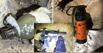 M16, רימונים ותחמושת רבה נחשפו בתוך בור ביוב בדיר חנא