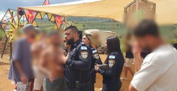 שוטרים פיזרו כ-1000 בליינים במסיבת טבע בלתי חוקית ליד מרער