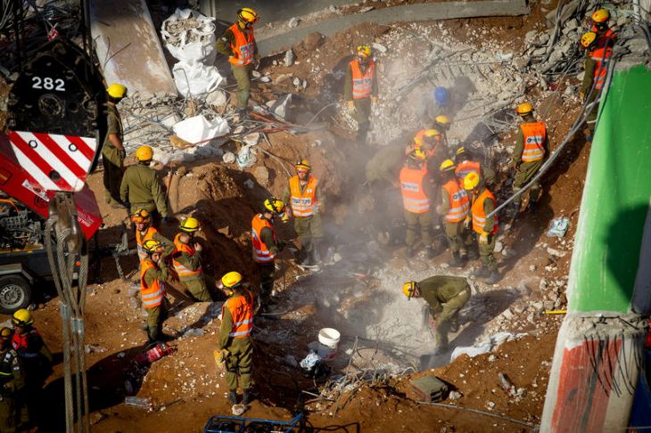 קריסת חניון רמת החייל 2016 