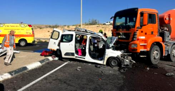 חמישה חודשי פסילה לנהג מערבל בטון שהורשע בתאונת-דרכים עם פציעה קשה