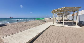 חיפה: מקטע בטיילת קריית-חיים יוסט מזרחה כדי לפנות מקום לשוברי גלים