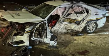 תיעוד: נער ומתנדב משטרה נהרגו בהתנגשות רכב פרטי בניידת