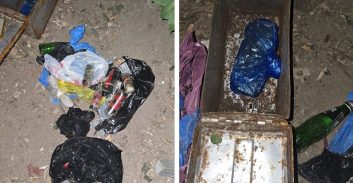 מצבור אמל"ח עם עשרה מטעני חבלה אותר בשטח פתוח בנצרת