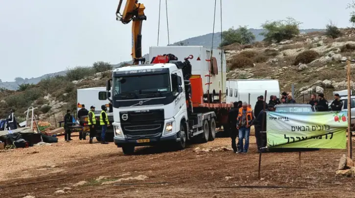 רמת ארבל מבנים פינוי