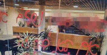 נעצר חשוד בריסוס גרפיטי ובאיומים על עו"ד למשפחה מתל אביב