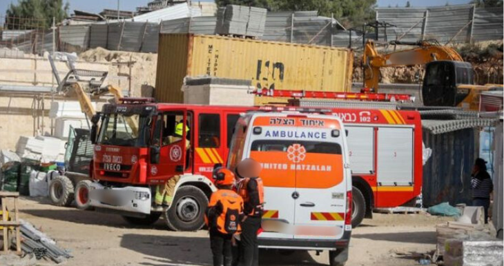 תאונת עבודה פועל בניין אילוסטרציה