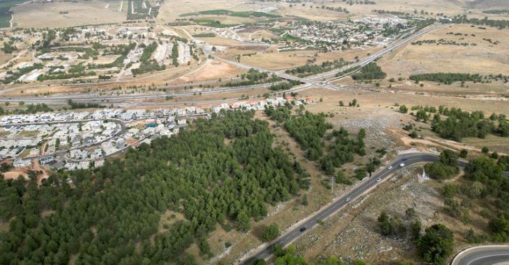 צילום רחפן גליל עליון אזור צפת פלאש 90