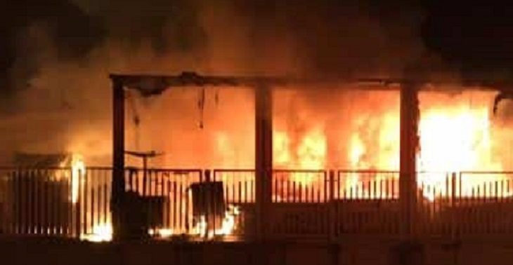 הצתה חיצונית ארכיון כיבוי אש