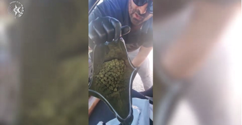 צפו: תושב אשדוד הוביל משלוחי קנאביס בשקיות של חברת אופנה