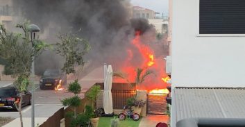 כלי רכב עלו באש בקרית טבעון: שני חשודים נעצרו ושוחררו